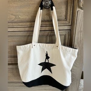 Hamilton musical canvas tote bag